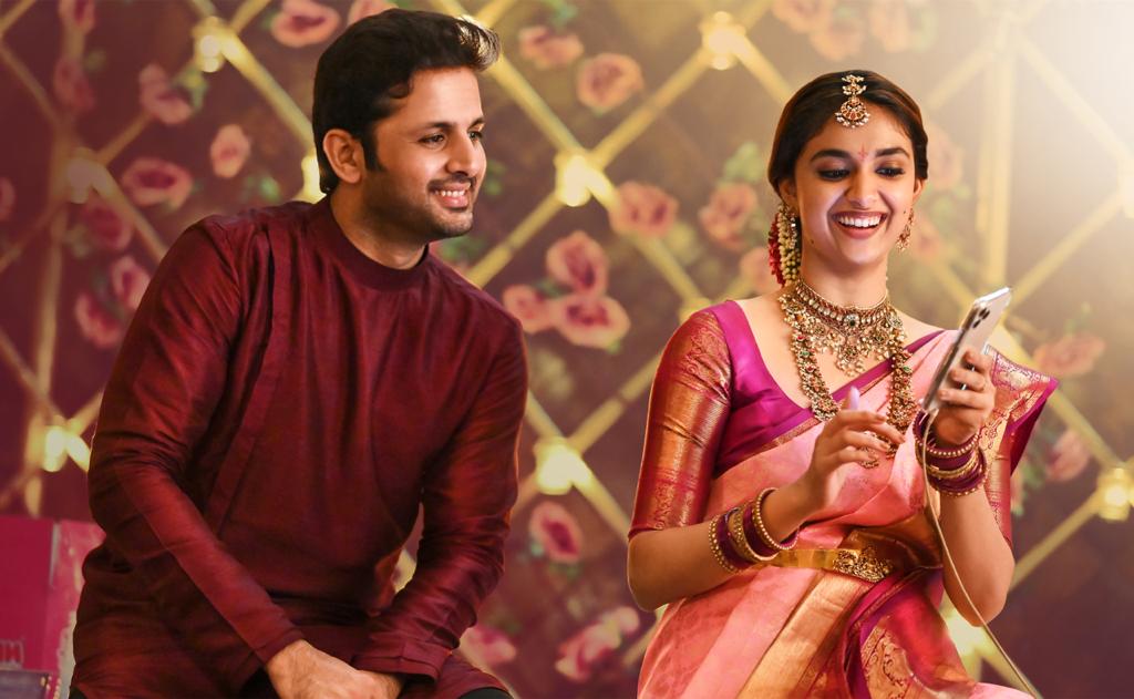 Pic Talk: Nithiin, Keerthy On Wedding Day